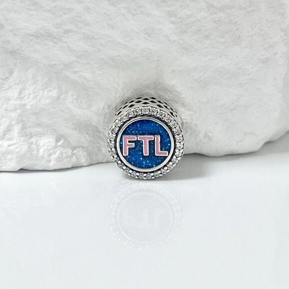 Pandora Ft. Lauderdale FTL City Night Scene Bead Charm S925 Silver Charm - Picture 3 of 3